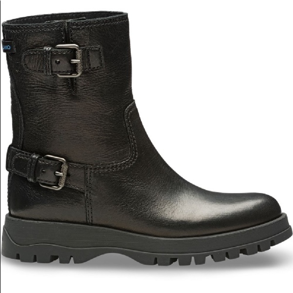 Prada❤️NEW❤️Double Buckle boots black size 10 - Picture 2 of 7